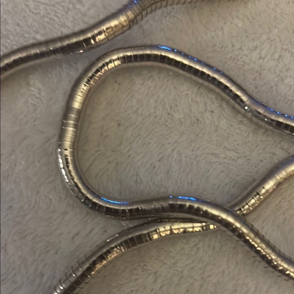 Silver Snake Necklace - Picture 5 of 12